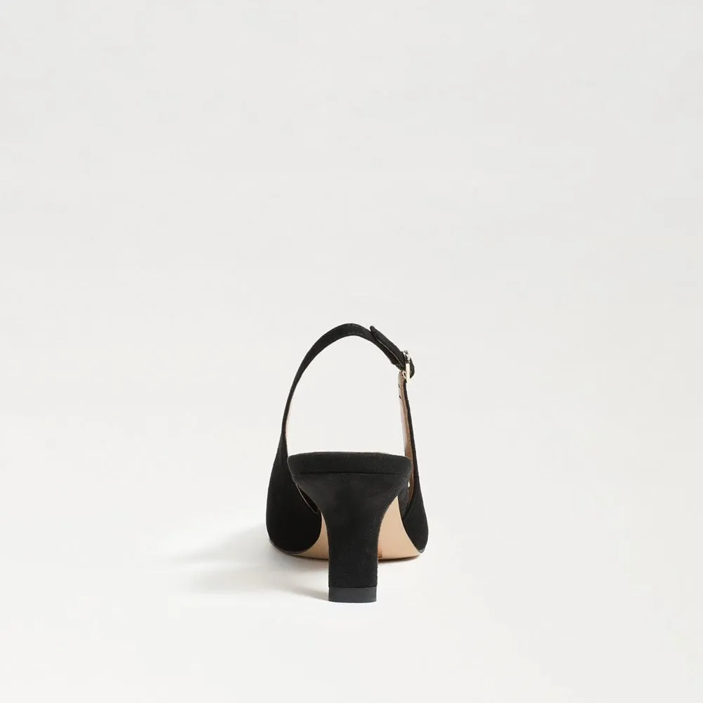 Sam Edelman Bianka Sling in Black Suede