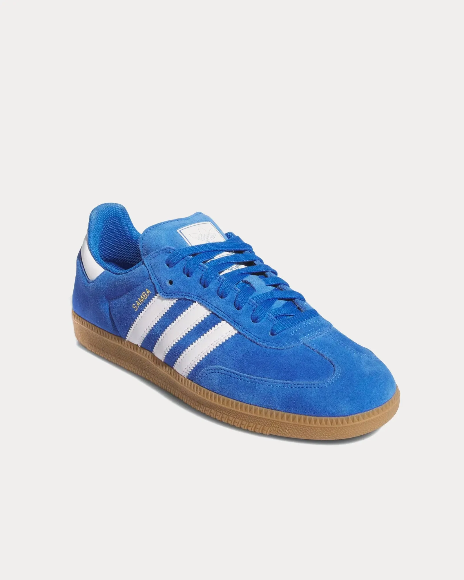 Samba ADV Blue Bird / Cloud White / Gold Metallic Low Top Sneakers