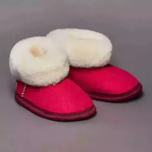 Siberia Spirit Toddler Fuchsia Booties