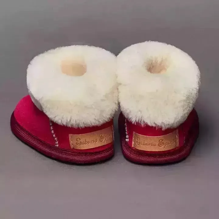 Siberia Spirit Toddler Fuchsia Booties