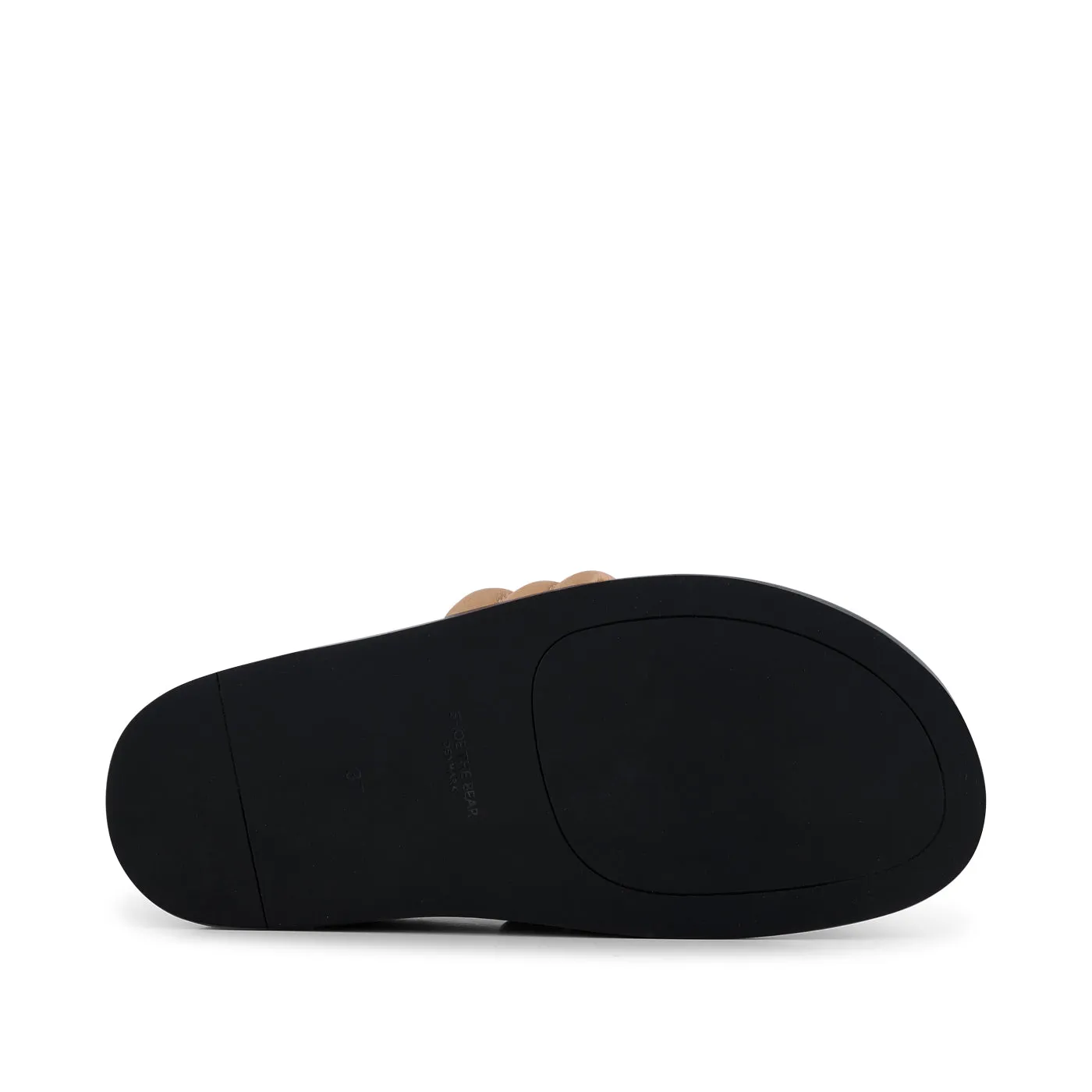 Siri clog læder - BEIGE
