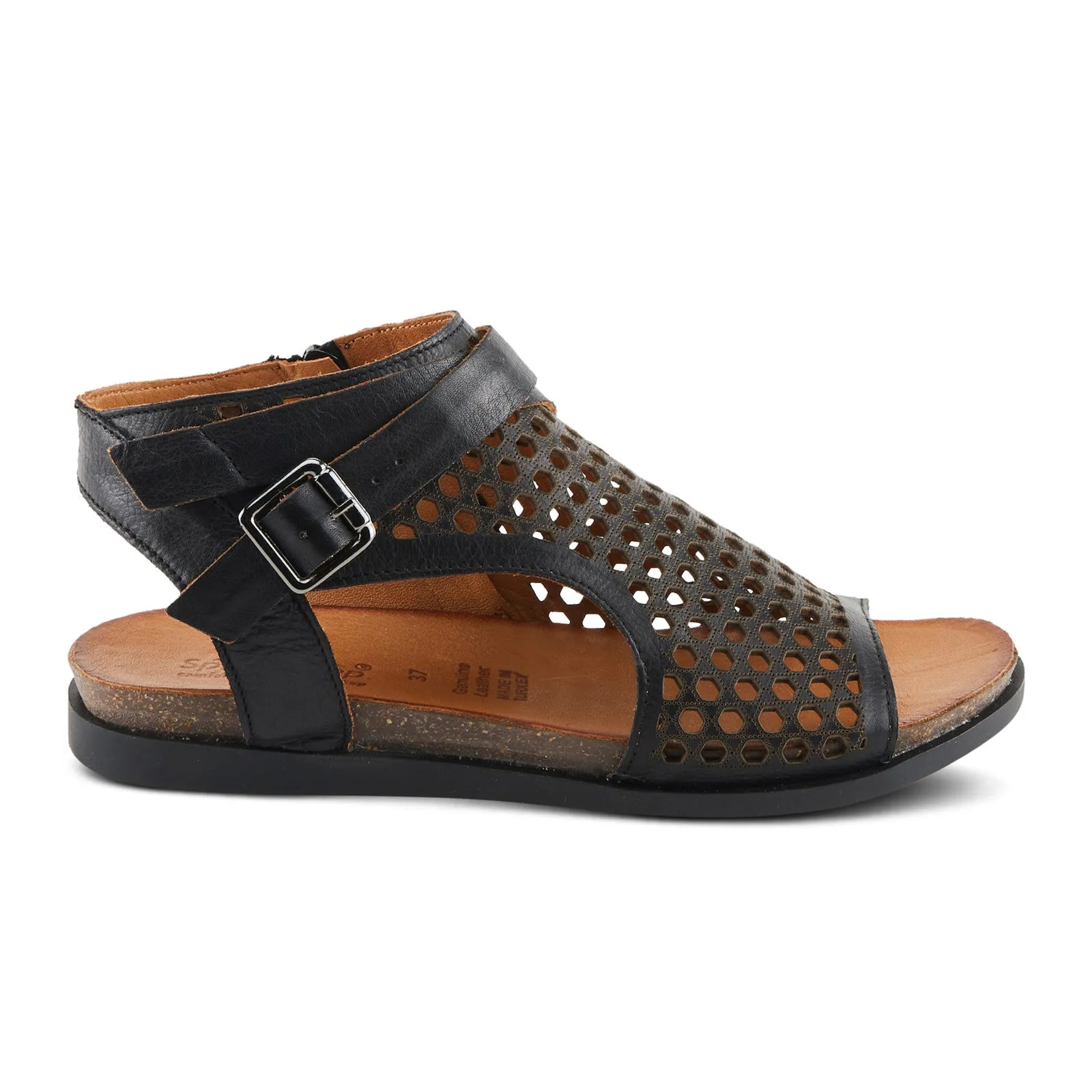 Spring Step Covington Backstrap Sandal (Women) - Black