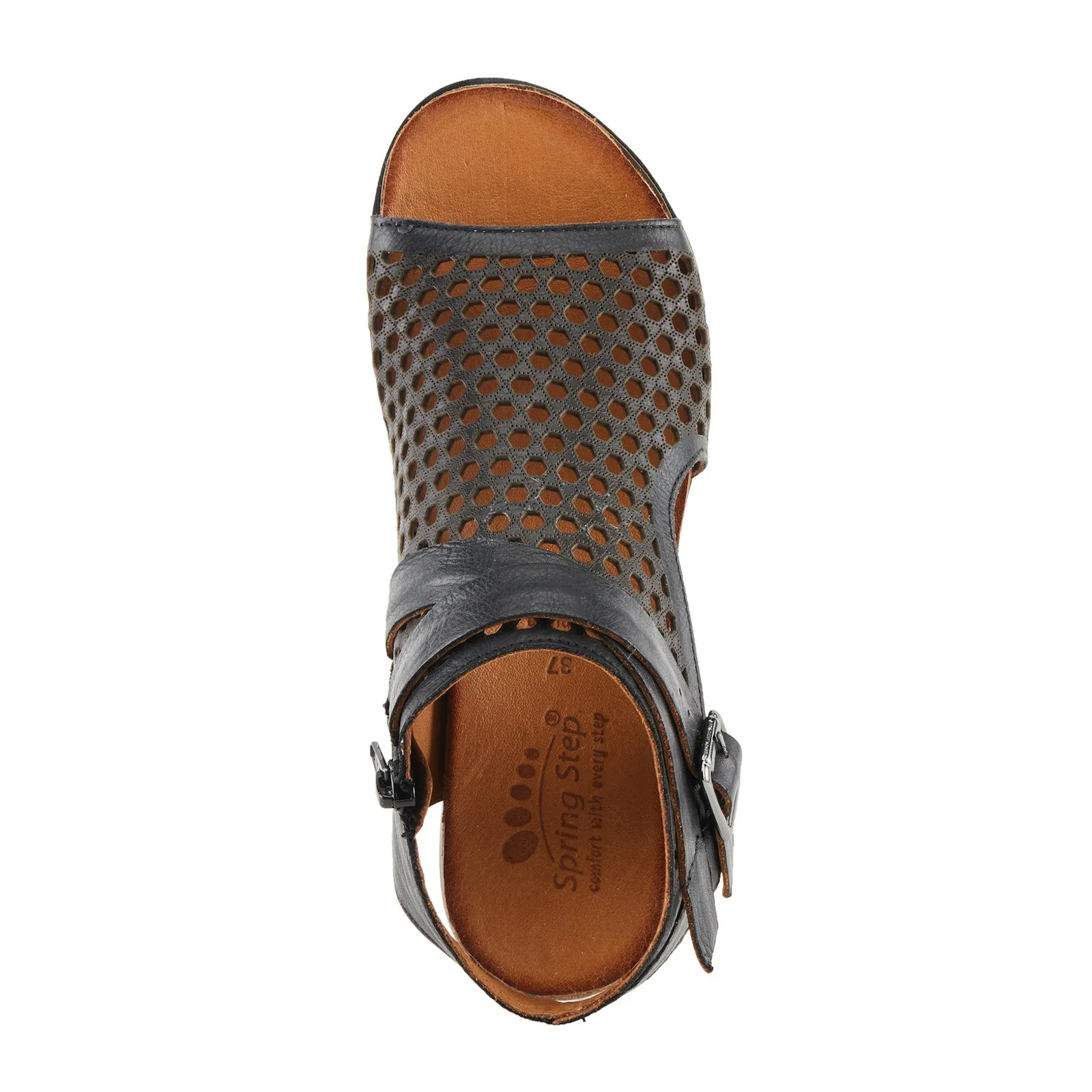 Spring Step Covington Backstrap Sandal (Women) - Black
