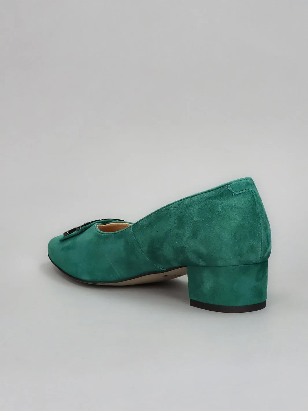 SUEDE PUMPS - GREEN