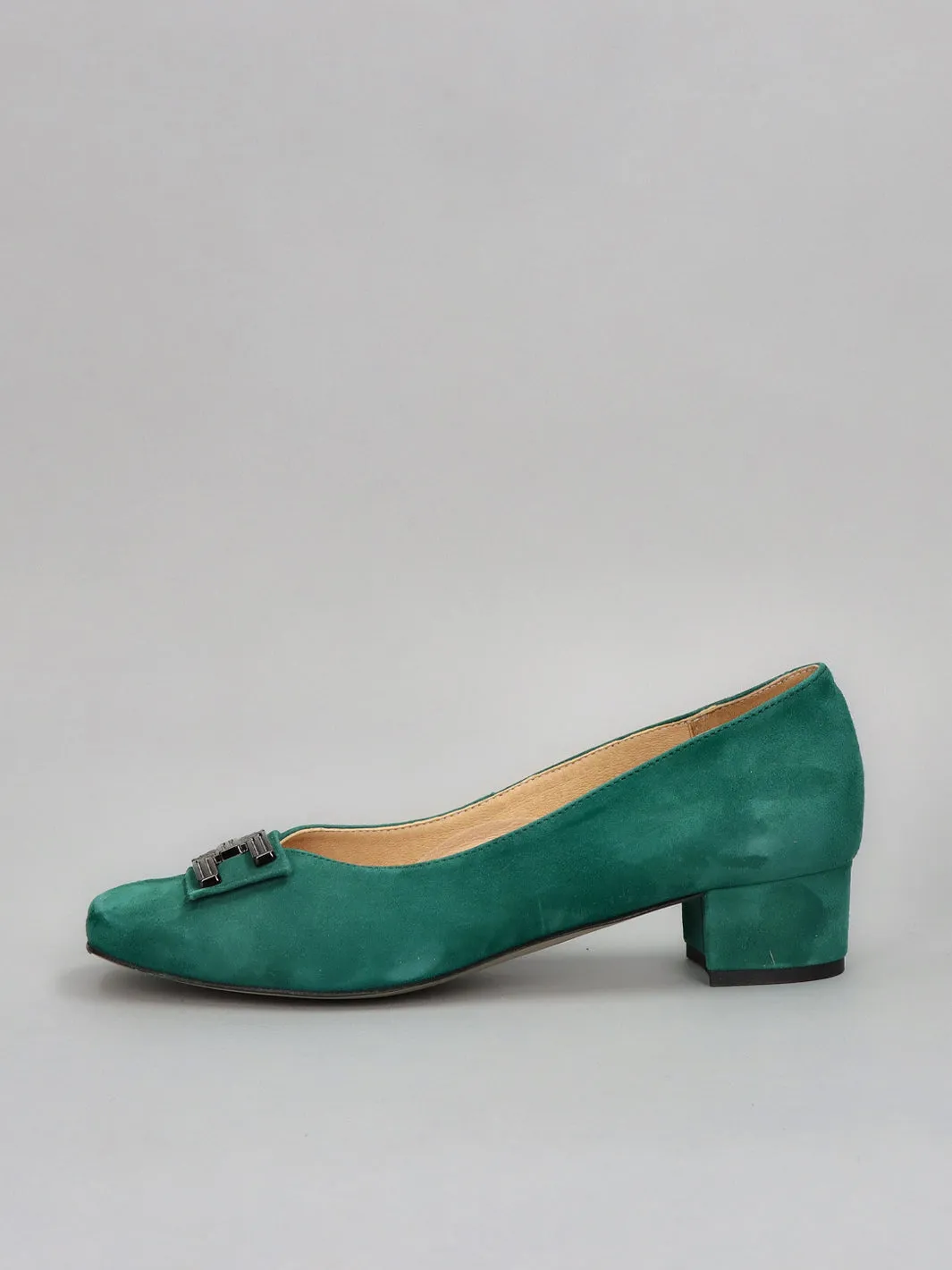 SUEDE PUMPS - GREEN