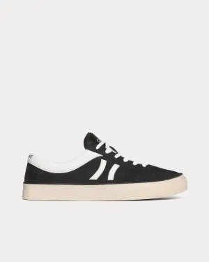 Sunset Suede & Calfskin Black / Optic White Low Top Sneakers