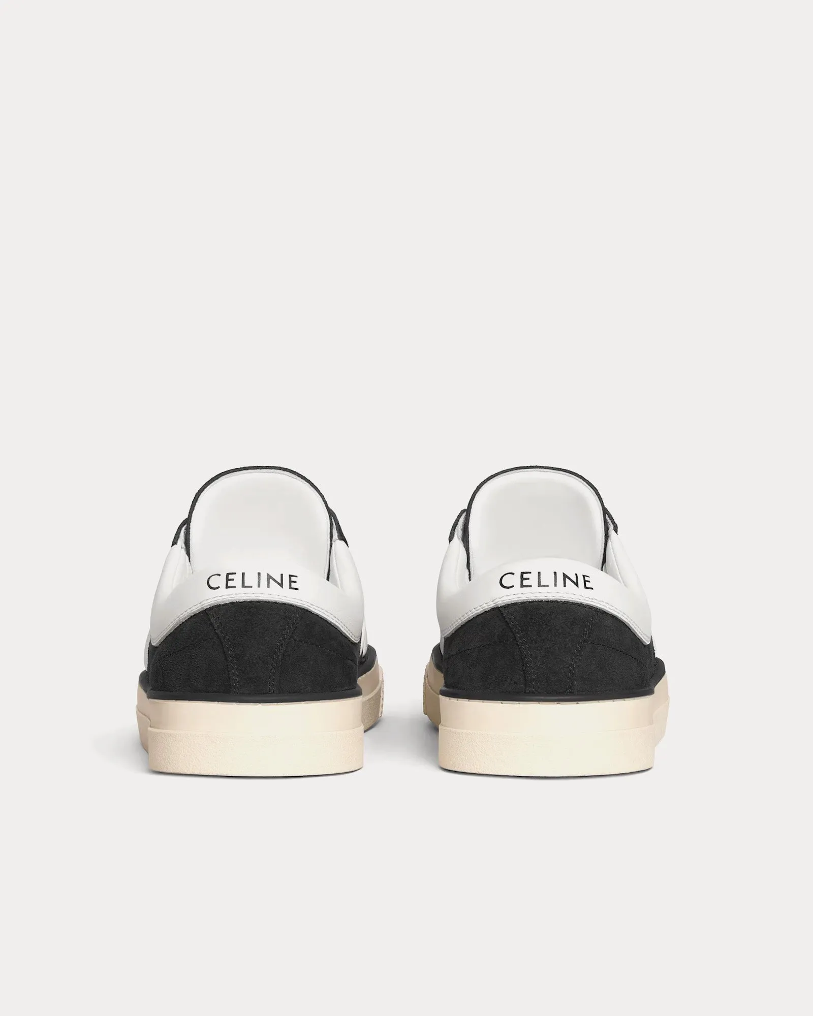 Sunset Suede & Calfskin Black / Optic White Low Top Sneakers