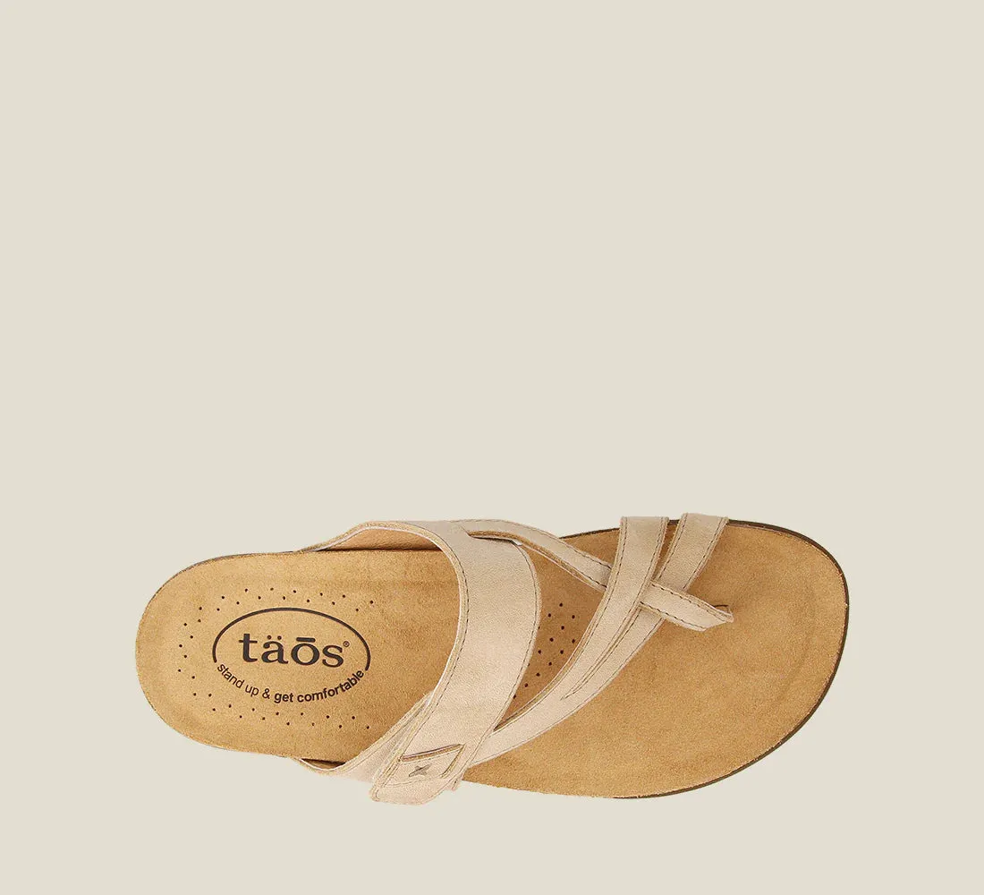Taos Perfect Sandal Stone Women's
