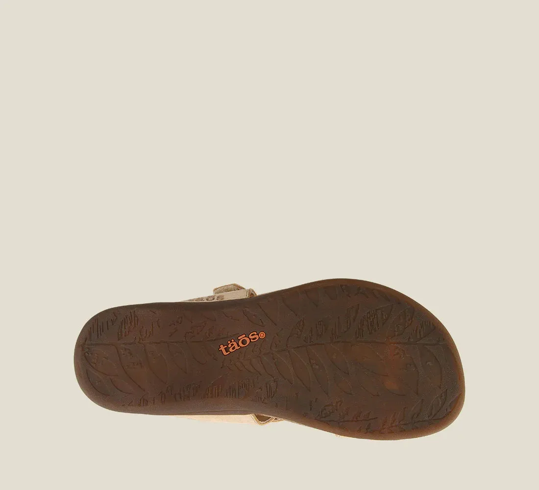 Taos Perfect Sandal Stone Women's