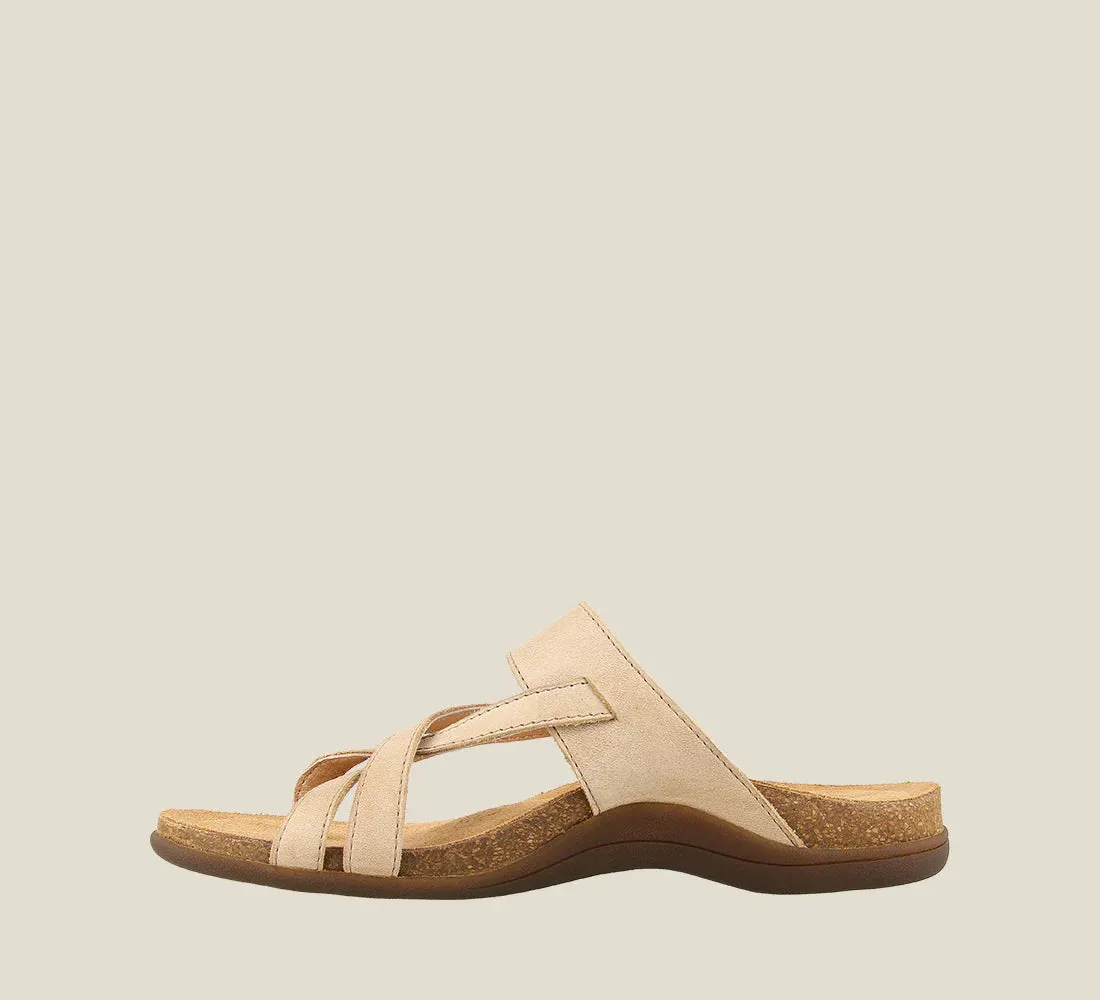 Taos Perfect Sandal Stone Women's