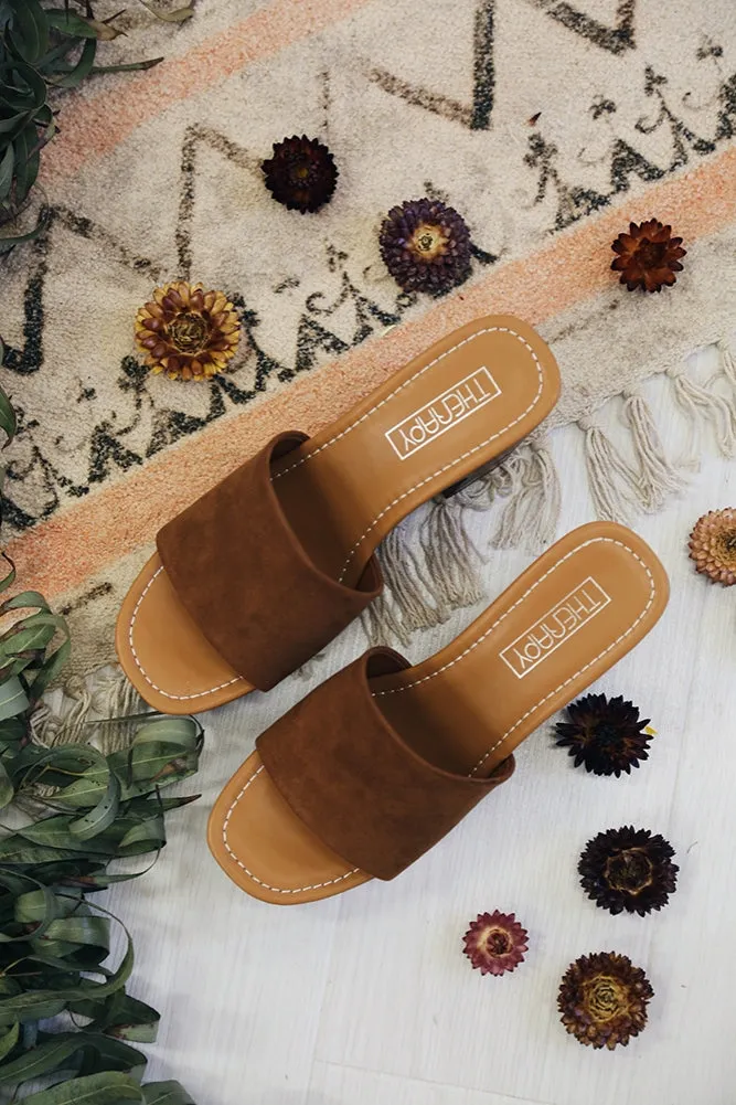 THERAPY Clementine Mules Tan