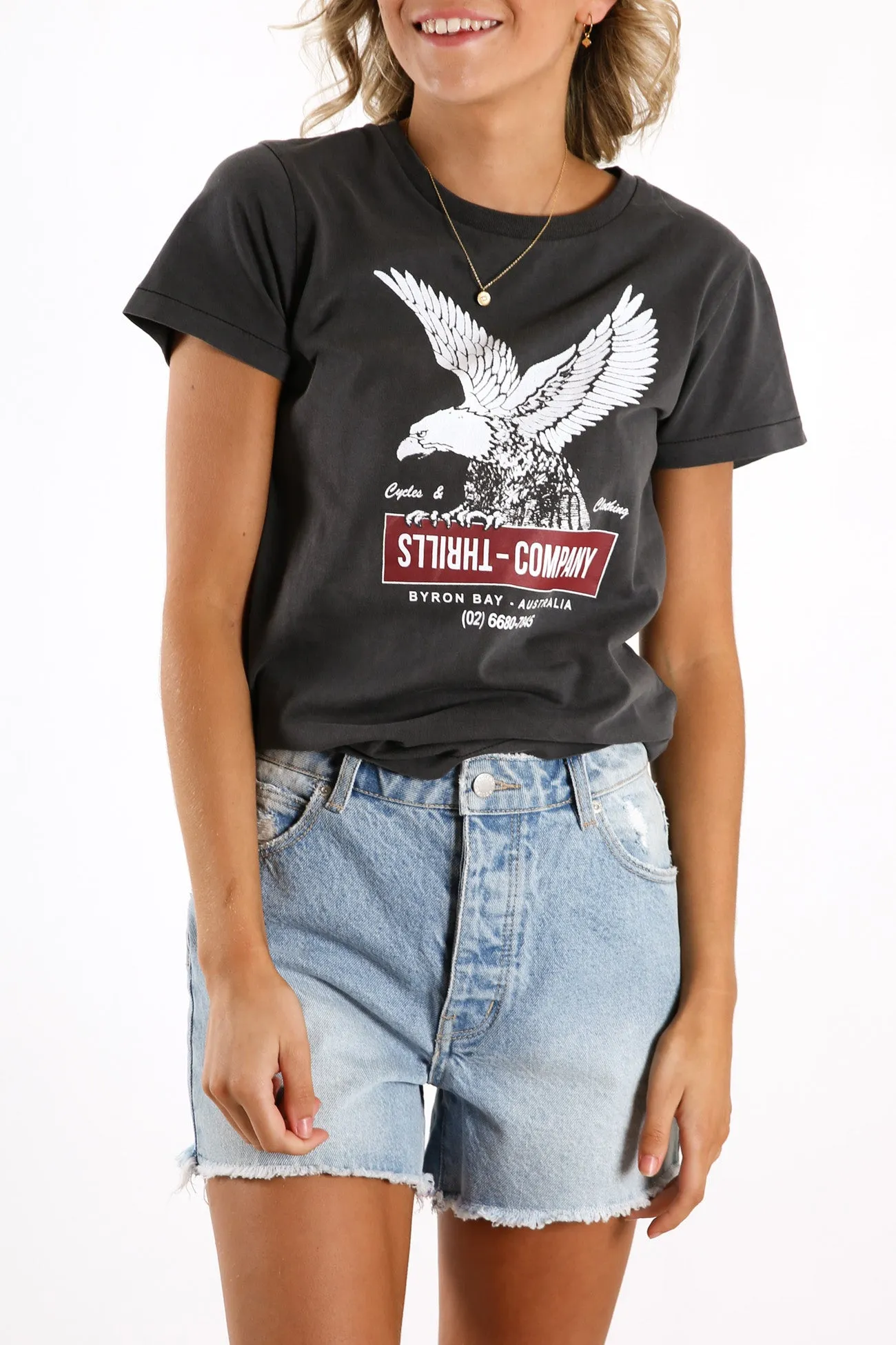 Thrills Garage Band Tee Merch Black