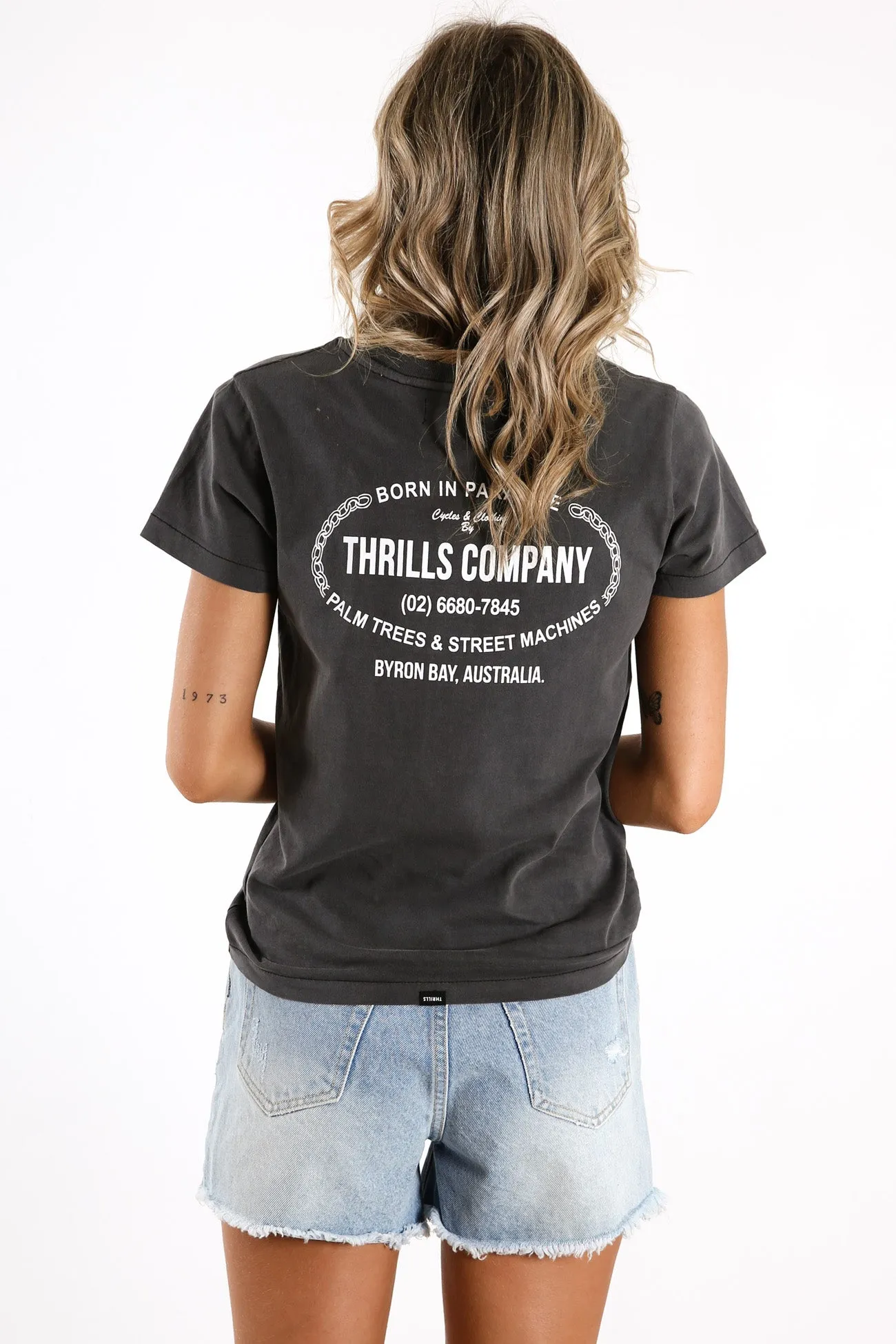 Thrills Garage Band Tee Merch Black