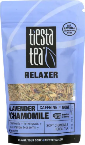 Tiesta Tea: Tea Lavender Chamomile Relaxer Pouch, 0.9 Oz
