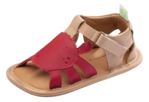 Tip Toey Joey Boy's and Girl's Craby Sandals, Sand/Pomo