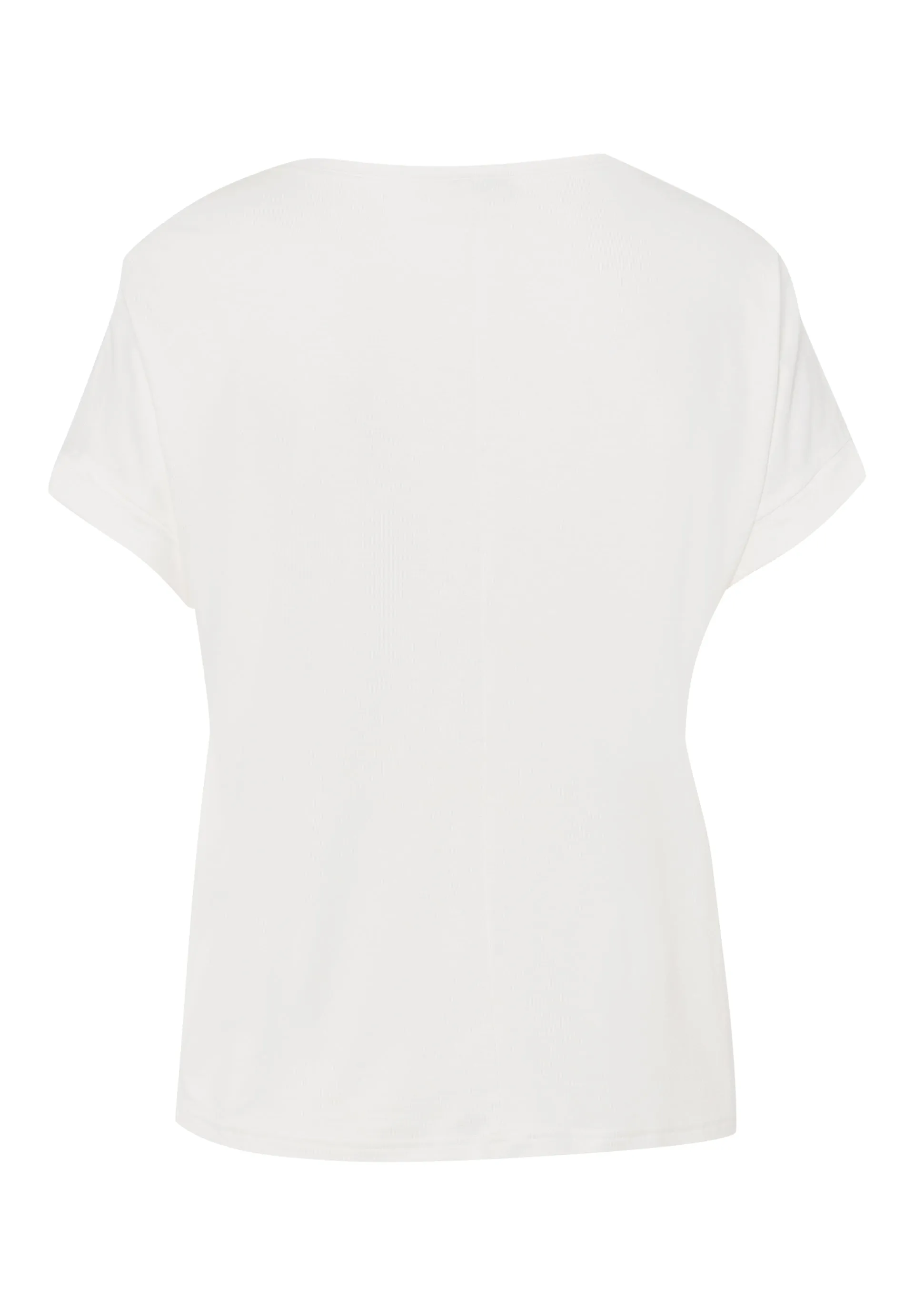 Tuzzi White Short Sleeved Tshirt With Decorative Detail
