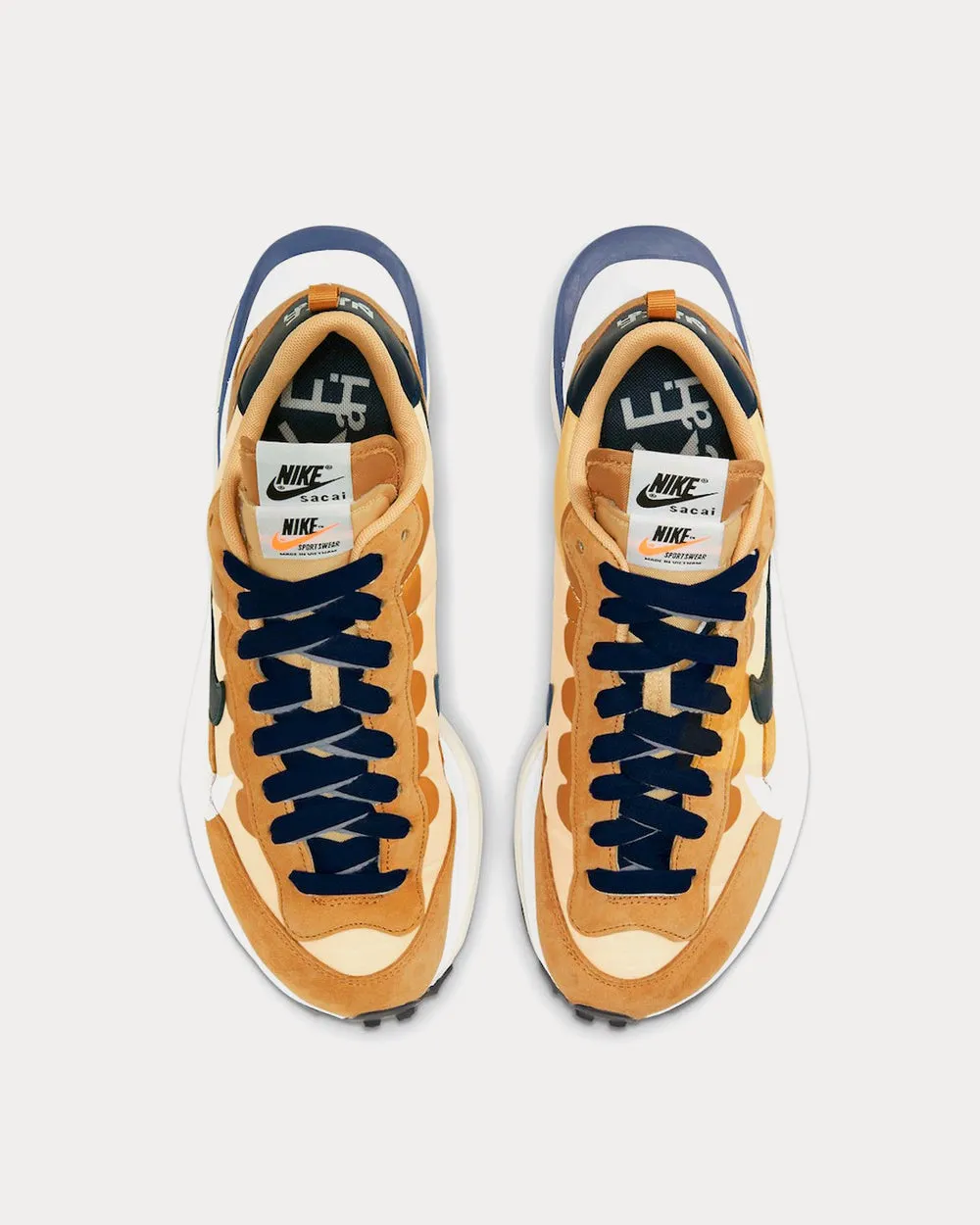 VaporWaffle Sesame / Blue Void Low Top Sneakers