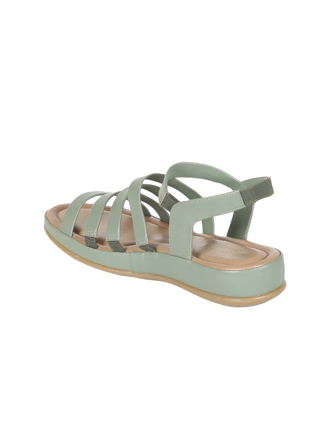 Vincenzo Olive Flats