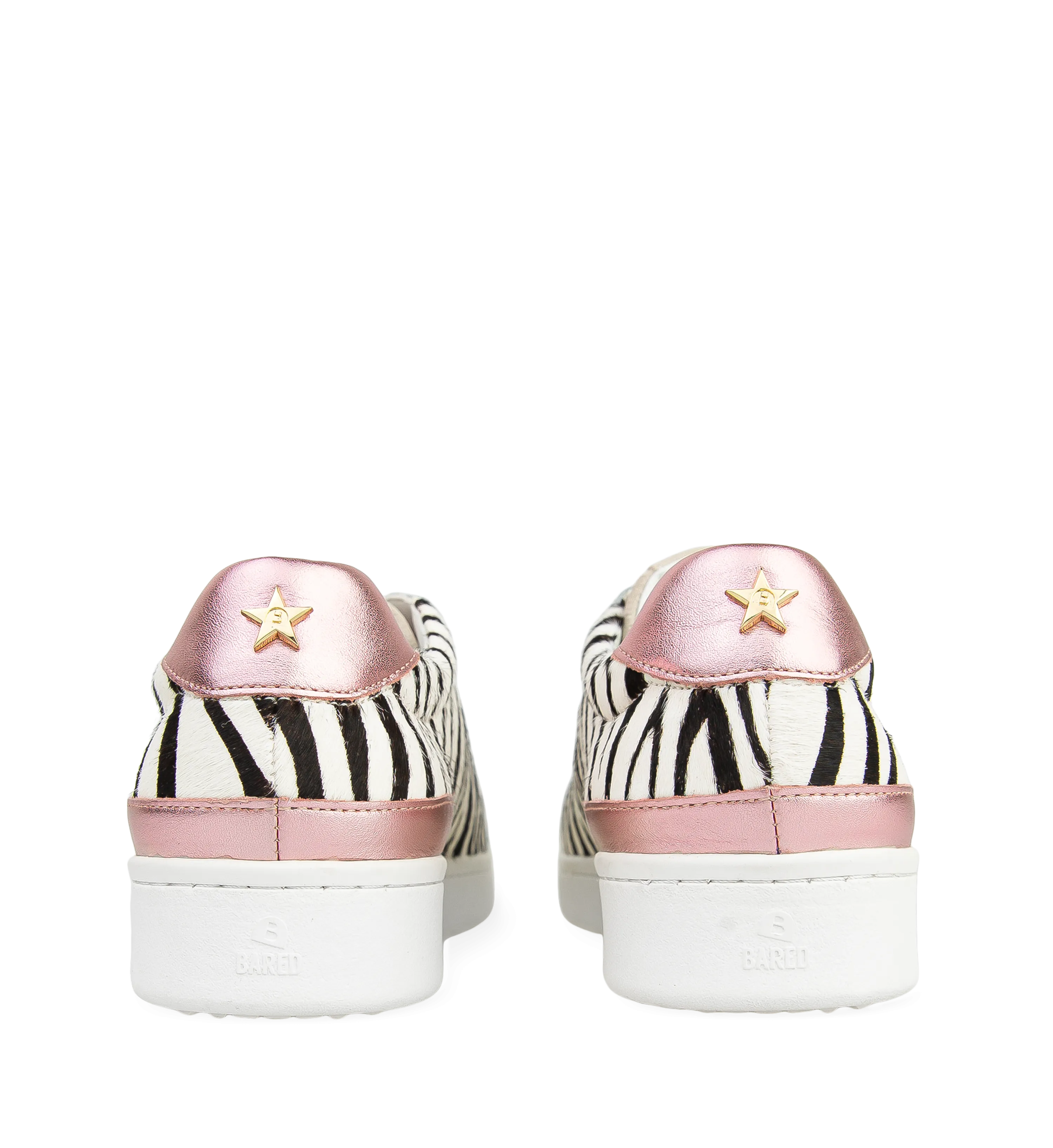 Whimbrel Zebra Print Leather Sneakers