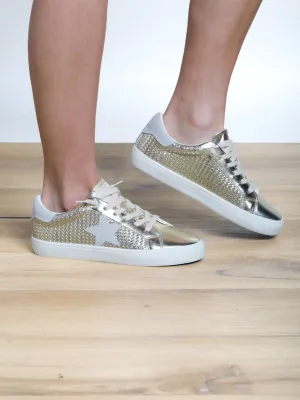 With Every Step Metallic Woven Star Sneaker