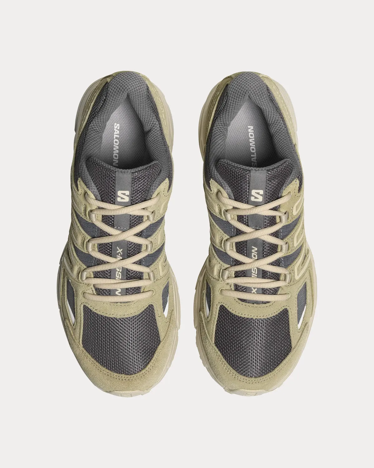 X-Mission 4 Suede Pewter / Moss Gray / Moth Low Top Sneakers